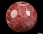1 6  Rhodochrosite Hand Carved Crystal Ball sphere  Crystal Healing