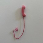 Fisher Price Loving Family Dollhouse Replacement Pink Wall Phone For Kitchen