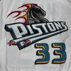 Vintage 90s Champion Grant Hill Detroit Pistons Jersey  33 Mens 44 Large Nba