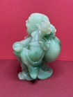 Laughing Buddah Jade 3 5    Figurine