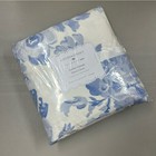 Loveshackfancy Pottery Barn Damask Ruffle Edge Duvet Full Queen Blue Floral New