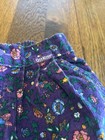 Vintage Osh Kosh B   gosh Girls 5t Corduroy Floral Pants Made In Usa A4