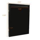 Wall Art Display 32  Jersey Cover Football Basketball Frame Lockable Box Rack