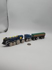Brio Wooden Railway Battery Powered Polar Express Train Engine Tender Coac 32500
