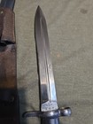Vintage Swedish 1896 Mauser Bayonet  Scabbard Ej-ab Crown Marked Fixed Blade 