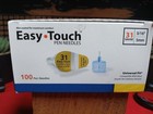Easy Touch Pen Needles 31g  5mm 3 16  100 Pen Needles Universal Fit New   Sealed