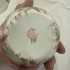 Antique Limoges Hand Painted Porcelain Hair Receiver Ak co Limoges France