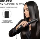 Ique 1 25  Silk Press Flat Iron Hair Straightener For Women  Dual Voltage