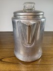 Vintage Aluminum 10-cup Coffee Maker  enterprise  Stovetop Percolator