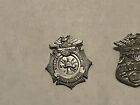 Lot Of 2  Harley-davidson Motorcycle  Firefighter   Police Biker Metal Lapel Pin