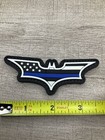 Batman Blue Line Bat American Flag Morale Patch Military Police Sheriff