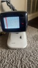 Vintage 1986 Space Age Sharp Tv 3ls36  w  White   Works Great 