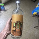 Absolut Vodka Brooklyn Empty Bottle Spike Lee Collaboration W  Metal Stand