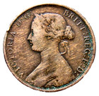 Nova Scotia Canadian Province Queen Victoria 1861 One Cent  Bronze