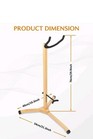 Saxophone Stand For Baritone tenor Saxophones  Wooden Sax Floor Stand Holder