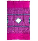 San Lucas Tolim  n Huipil   Handwoven Mayan Top Floral Neck   Sleeves