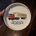 Rare Vintage Hennis Freight Lines Winston Salem Nc Ashtray Cavalier Carolina 