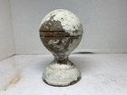 Antique Wood Turned Newel Post Finial Topper Architectural Wood Salvage