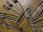 Vintage Brass Safety Pin 5  Large Military Laundry horse Blanket 50 Pc Lot