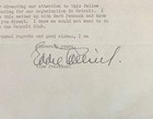 Eddie Collins Autographed Signed Typed Letter 1943 Boston Red Sox Mlb Hofer Jsa