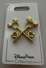 Disney Concierge Pin Dcl Disney Cruise Line Mickey Head Gold Crossed Keys Pin