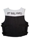 Ept Bull Riding Vest V2 0- White   Black Cordura - Ept Brand - Adult Sizes 