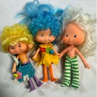 Vintage Strawberry Shortcake Doll Lot 1980s American Greetings 7 Dolls Mixed Set