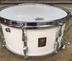 Vintage Premier  3 Brass Snare Drum  6 5x14  Antique Ivory  Late 1940s restored 