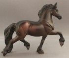 Breyer Stablemate Friesian Horse Dark Bay Shaded Black Retired