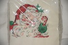 Vtg Nos Santa Christmas Paper Cocktail Snack 16 Napkins Handi-set Usa  
