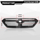 For 2022-2026 Subaru Wrx Vb Front Bumper Gloss Black Grille Assembly Sti Style