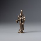 Antique Indian Bronze Statue Of Vishnu