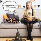 Pet Puppy Dog Halloween Sweater Cat Pumpkin Knitwear Clothes Costume With Cut   