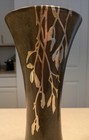 Antique 12  Silver Crest  1010 Sterling And Bronze Vase