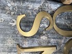 Lot Of 7 Vintage Cast Letters  8    Tall   Letters N s i d o d a