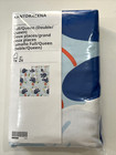 Ikea Kantdracena Full queen Duvet Cover   2 Pillowcases Bed Set Multicolor  New