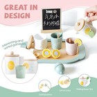 Kids Tea Set Pretend Play  Lemonade Stand  Non-toxic Wooden Toys  Gift 3-5