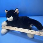 First   Main Cat Sebastian Black White Kitty Plush Stuffed Animal 11    Vintage