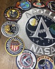 Apollo Mission Patch Collage Nasa Pin Up Vintage Beautiful Wow Hard To Find