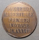 Belgian Congo  Maiden Voyage Ocean Liner Albertville 1928 Art Deco Wijnants F 