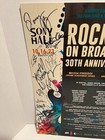 Rockers On Broadway 30th Anniversary Hand Signed 14x22 Window Card