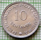 Guinea Bissau Portuguese Overseas Province 1973 10 Centavos Aluminium Unc