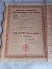 Vintage Share Certificate Stock Bond Action Moroccan Lighting And Power 1929