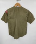 Vintage Boy Scouts Bsa Youth Shirt Short Sleeve Usa Made Medium