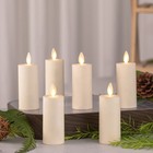 Luminara Flameless Battery Operated Led Votive Candles With Remote Ivory