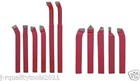 11 Pc Carbide Tip Tipped Cutter Tool Bit Cutting Set For Metal Lathe Tooling