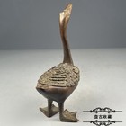 Vintage Brass Duck Incense Burner Chinese Style Home Decor Collectible Statue