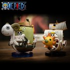 Anime One Piece Ship Figure Luffy Model Toy Super Cute Mini Boat