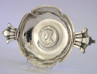 Asprey Sterling Silver Planished Edward Viii Abdicated King Quaich Cup Bowl 1936