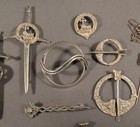 Collection Of Antique And Vintage Scottish Silver Jewelry